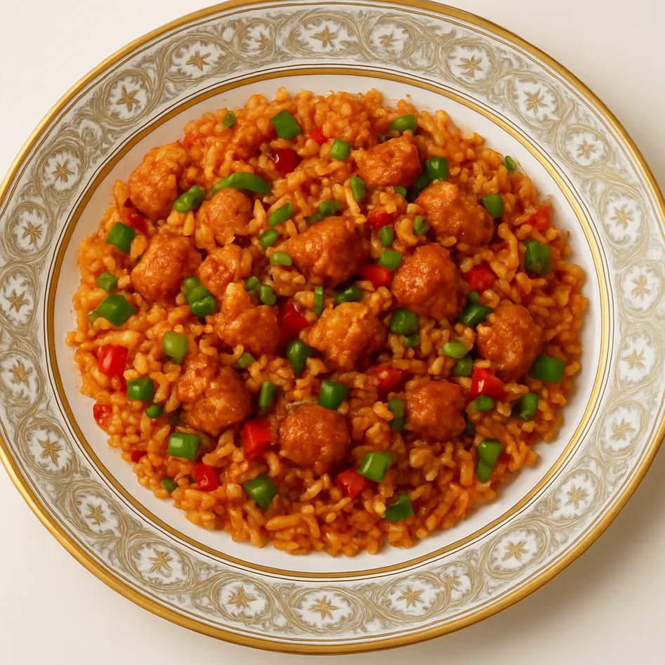 Chili Chicken Fried Rice at MC's Curry in Winnipeg
