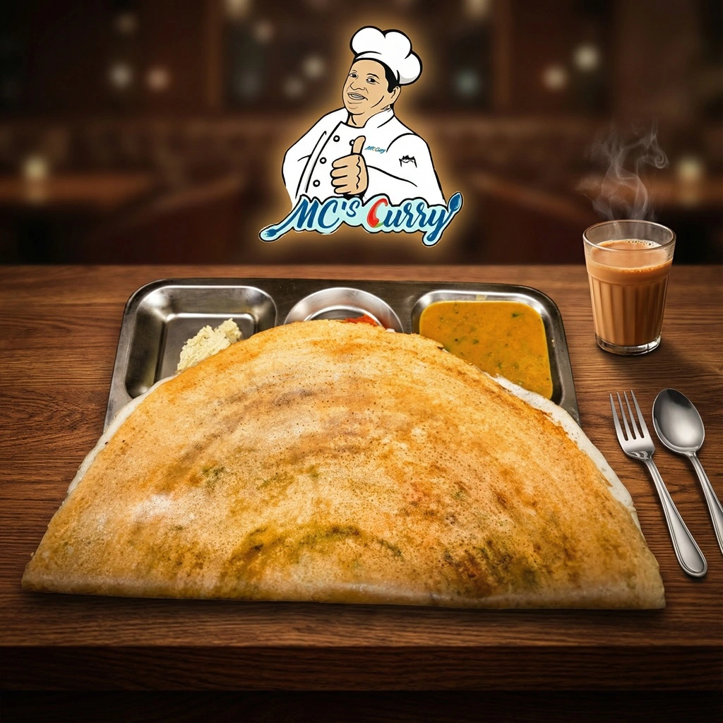 Delicious Masala Dosa at MC's Curry in Winnipeg, MB