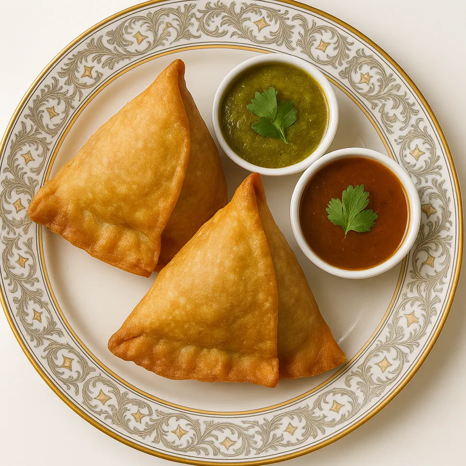 Delicious Samosas at MC's Curry in Winnipeg, MB